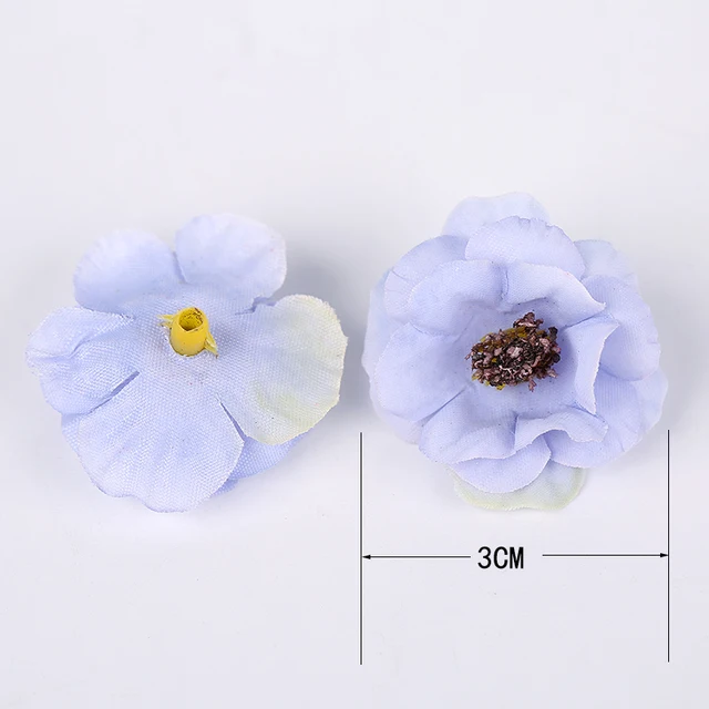 30 sztuk 3cm Multicolor Daisy kwiat głowice Mini jedwab sztuczny kwiaty na ślub dekoracja domu wieniec świąteczny Scrapbooking 5
