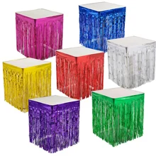 Дождь кисти для занавесок стол юбка Бытовая уникальная настольная юбка праздничные вечерние принадлежности