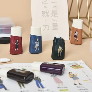 

Hethrone Kawaii campus Press Type Correction Tape Diary Scrapbooking Album Stickers Office Decorative Tape Writing Corrector Set
