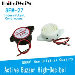 Capa de alarme eletrônico para arduino diy, decibel 3 24v 12v e 95db