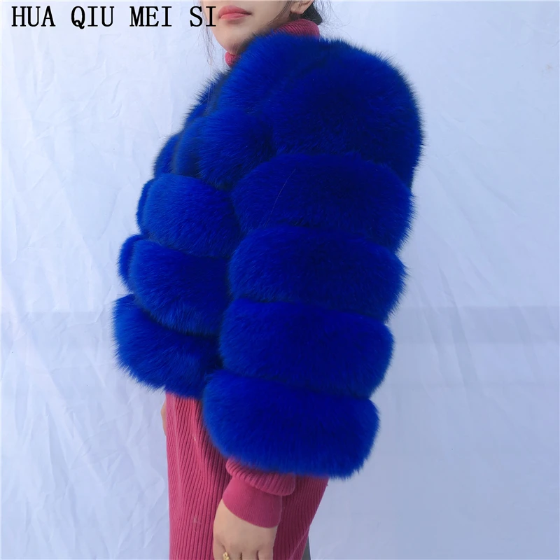 Natural fur fox fur coat women's winter jacket fur coat fur natural jacket high quality natural fox fur jacket real fox fur coat down parka women