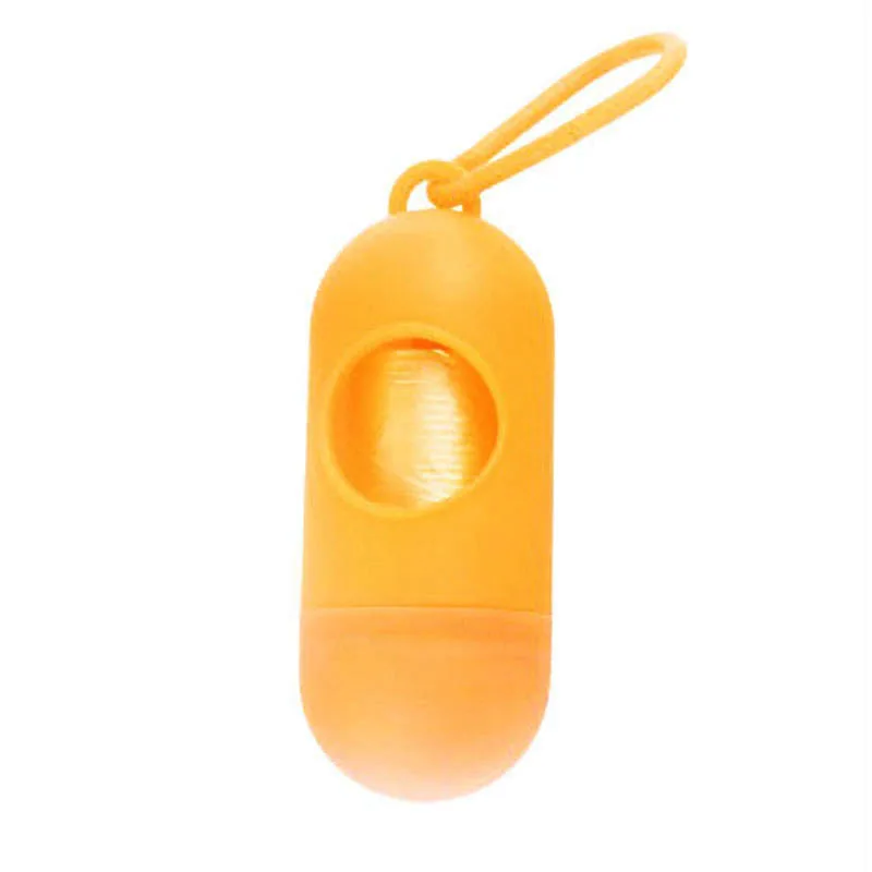 Портативный пластиковый мешок для подгузников одноразовый детский мешок для сбора мусора от домашних животных Чехол Съемный ящик сумка для подгузников органайзер для мамы и ребенка - Цвет: Orange