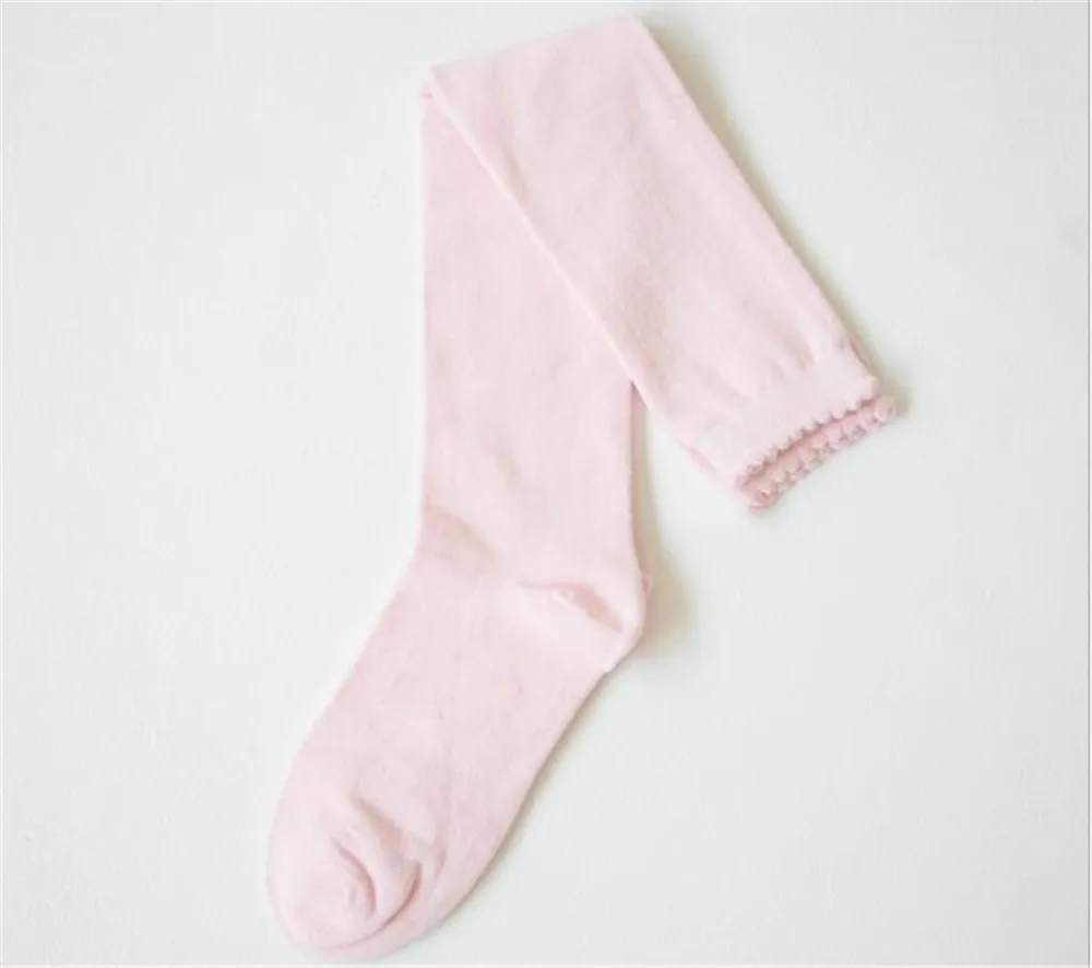 Женские чулки, Чулки, однотонные носки в стиле Лолиты, B418 - Цвет: pink