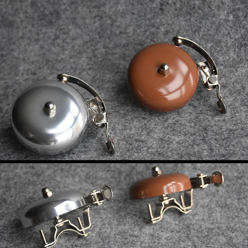 Retro Bike Bell British Aluminum Alloy Lid Vintage Bicycle Crisp Ringtones Easy To Install Durable