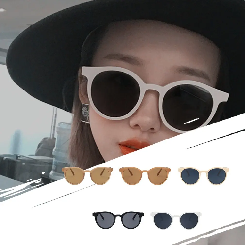 Retro Small Round Frame Trend Ins Style Net Red Resin And Pc Material Good Sales Exquisite Sunglasses