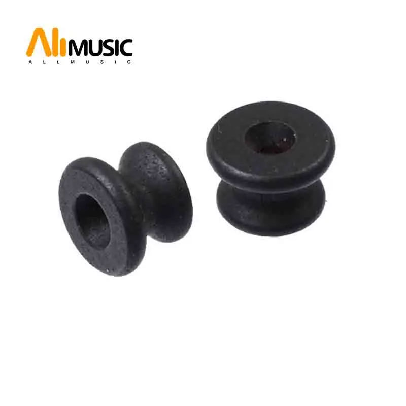 6pcs Ebony Guitar Strap Button Guitar endpins Strap LockGuitar Parts