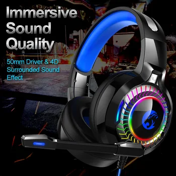 

XBox Gaming Headphones LED Flash Light PC Computer Game Headsets Stereo Noise Canceling Headphone 7.1 Channel Microphone for PS4