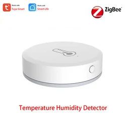Mini détecteur d'humidité et de température intelligent Tuya ZigBee, alerte à distance avec l'application Tuya ZigBee 
