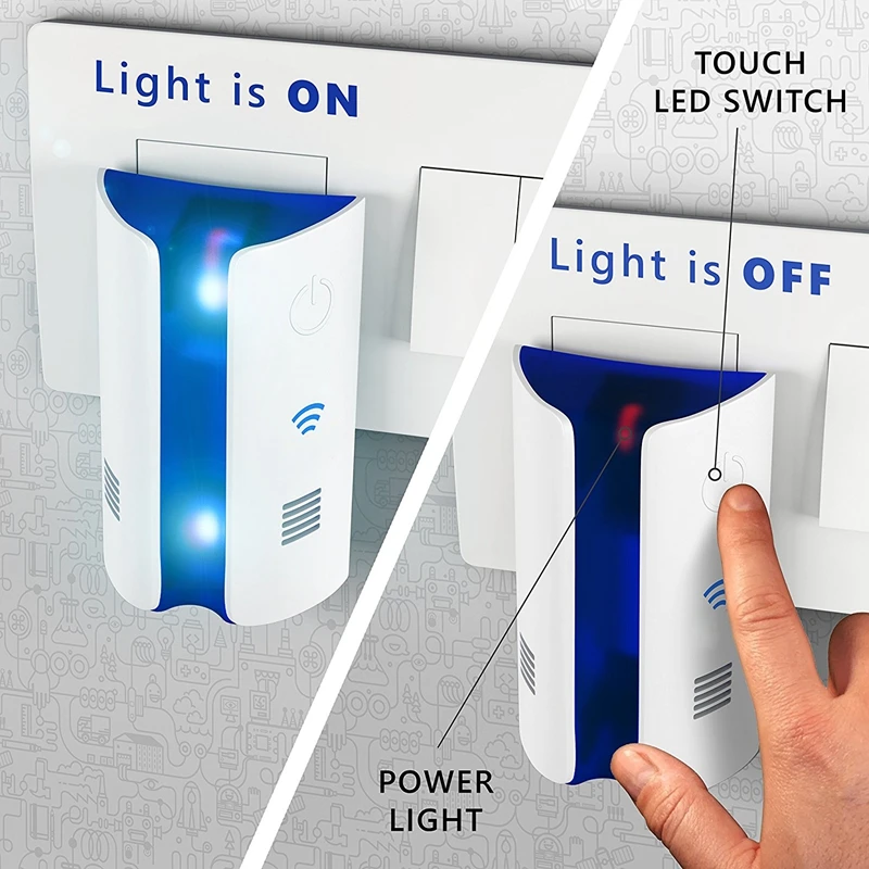 

Ultrasonic Electromagnetic Pest Repellent Control, Plug in Home Indoor and Outdoor Repeller, Get Rid of Mosquito, Ant, Flea, R