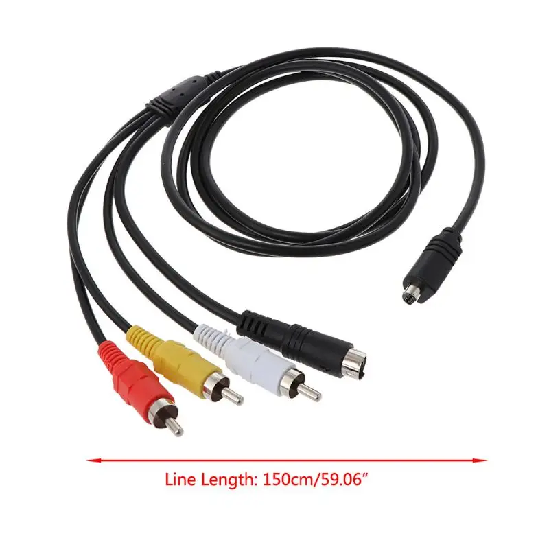 Новый VMC 15FS A/V TV Out аудио видео кабель для Sony видеокамеры Handycam DCR серии B85B|Кабели VGA| |