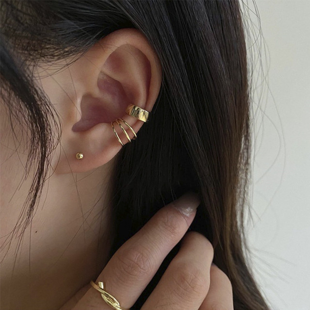 Helix Cartilage Conch Fake Without Piercing Cuff Earring Earcuff Wrap Rock Earring Cuff No Piercing Women Clip Adjustable