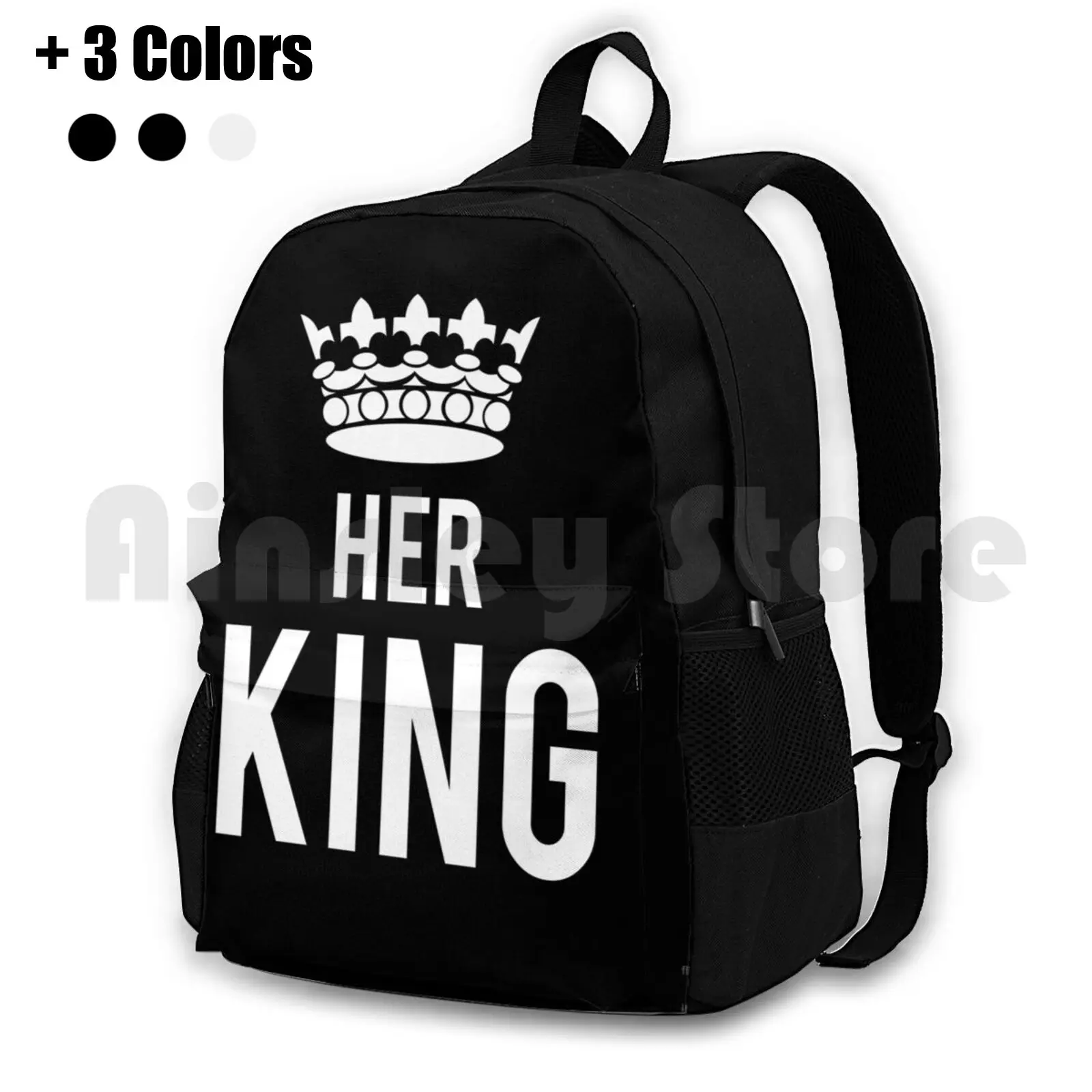 

Наружный походный рюкзак Her King, спортивная сумка для верховой езды, скалолазания, крутой смешной юмор, ее король