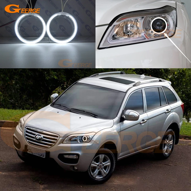 Ультраяркая фара CCFL с ангельскими глазами для Lifan X60 2011 2012 2013 2014 2015|x60 ibm|kit packagingkit