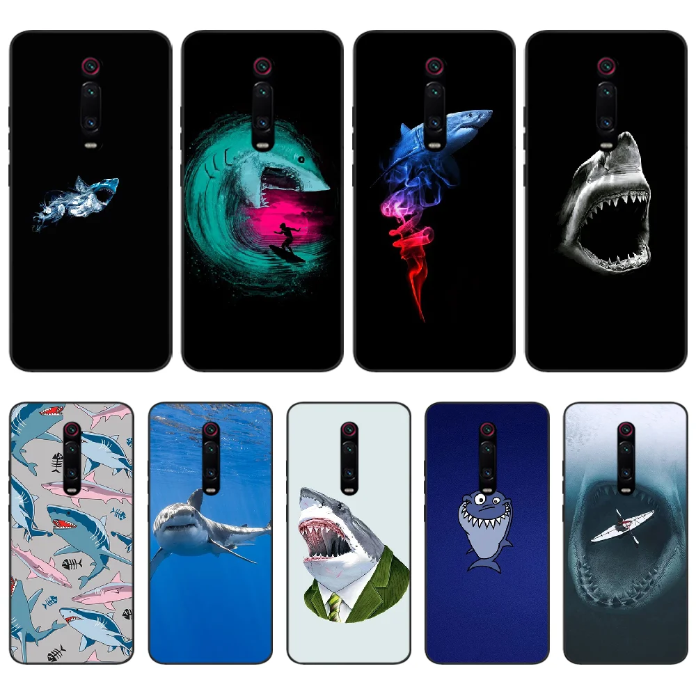 Мягкий чехол для телефона ByLoving Animal shark на заказ Redmi S2 5A 5 5Plus 6 6Pro 6A 4X 7 7A | Мобильные