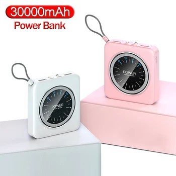 

Mini Power Bank 12000mAh Portable Charging PowerBank 2 USB PowerBank External Battery Charger For smart phone
