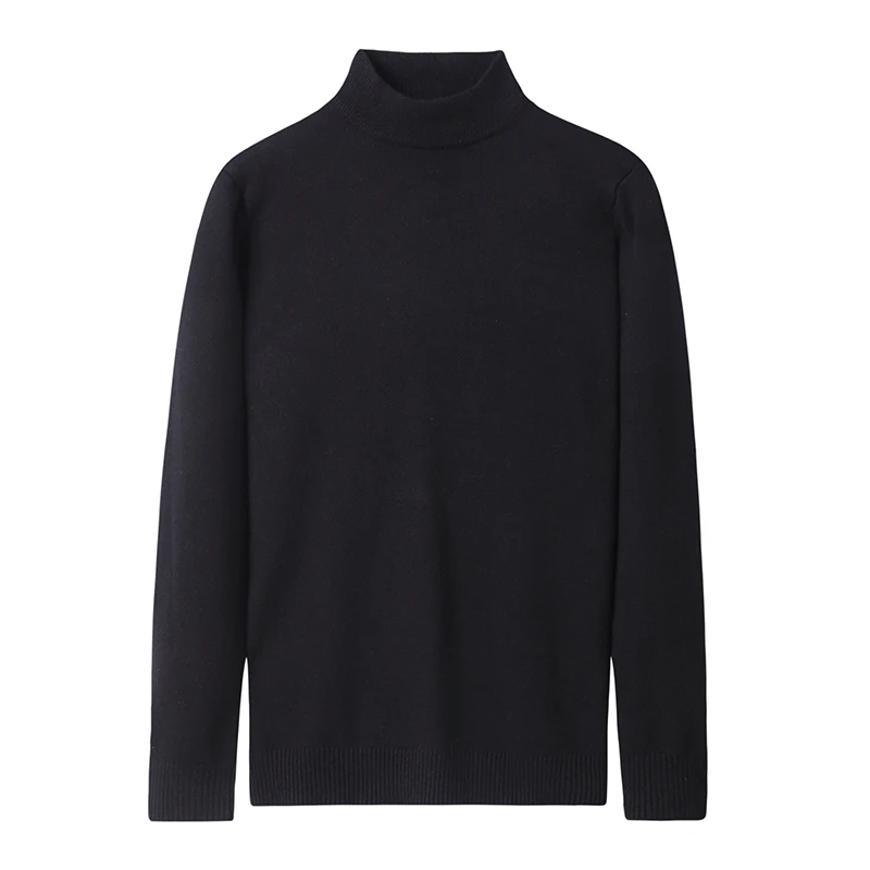GustOmerD 2019 Brand Quality Mens Sweaters Solid Slim Fit Winter Warm Pullovers Men Fashion Turtleneck Sweater Men 6 Colors