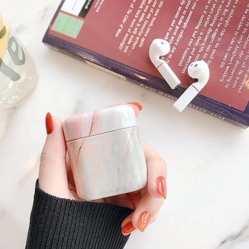 Для HUAWEI FreeBuds 2 Чехол новый камень зерна три вида цветов для Apple AirPods 1 наушники