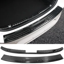 Для Mazda 3 M3 Axela седан версия нержавеющая сталь внутренний и внешний задний бампер накладка 2 шт