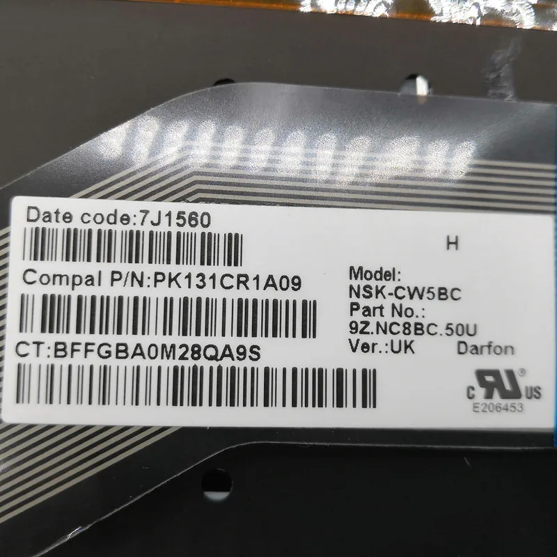 New UK Keyboard For HP Pavilion 15-ab 15-ak 15-bc 17-ab 15-ab000 15-AE 15-AH 15-AU Britain Keyboard Silver Backlit