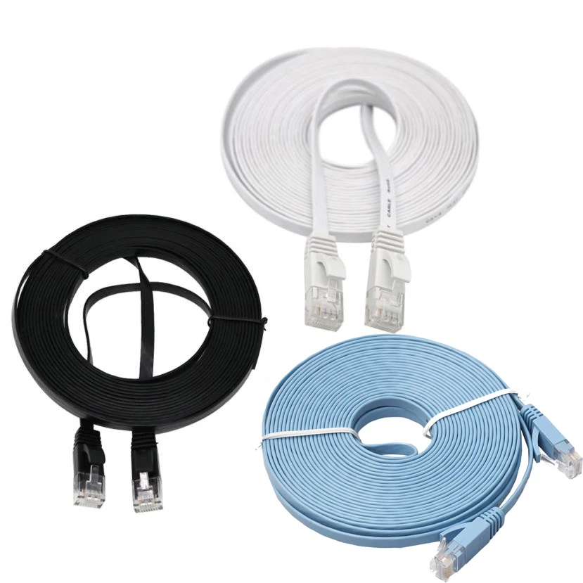 1 м/2 м/3 м/5 м RJ45 CAT6 плоский Ethernet сетевой кабель Плоский UTP коммутационный