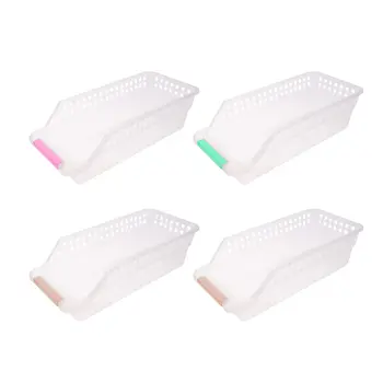

4Pcs Refrigerator Storage Box Transparent Food Collecting Bins Fruit Organizer Kitchen Refrigerator Storage Boxes New