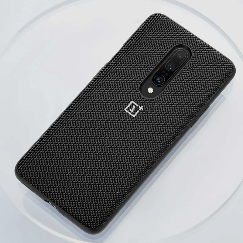 oneplus 7 Pro Чехол Zandsteen кевларовый бампер Karbon Bescherming задняя крышка нейлон(Zwart) для oneplus 7 pro