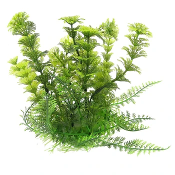 

Decorative Flower Plastic Sea Plants Water Plants Green for aquarium Green