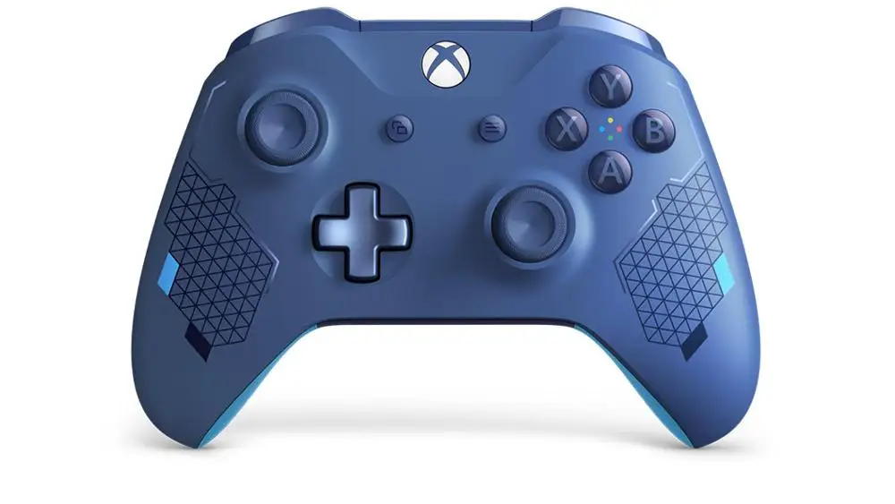 Полный корпус, сменный комплект с джойстиками и кнопками, бампер для Xbox One, тонкий контроллер 1708, спортивный синий, специальное издание