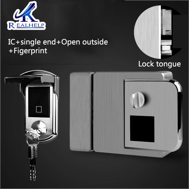 Водонепроницаемый Fingerrint электронный дверной замок с IC считыватель карт считыватель отпечатков пальцев для Outsite ворота IP65 - Цвет: Type6