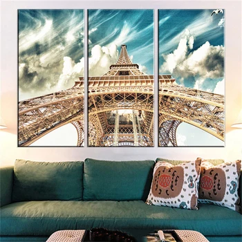 

Framework HD Home Decor Printed Pictures 3 Panel Tower Landscape Modern Canvas Living Room Painting Wall Artwork Modular Poster