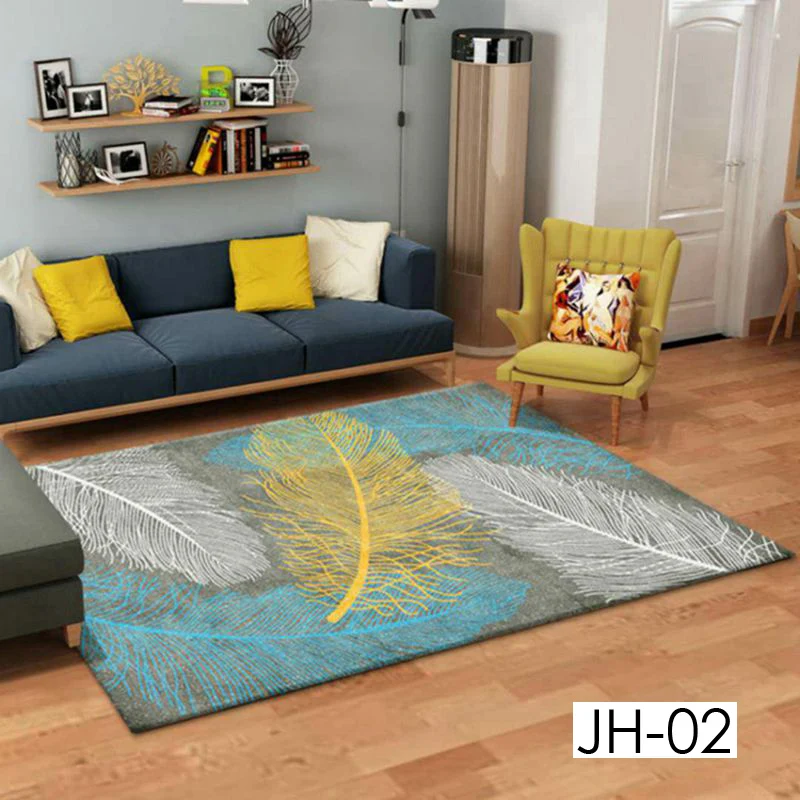 

Nordic simple style carpet living room coffee table bedroom bed cushion modern geometric rectangular carpet