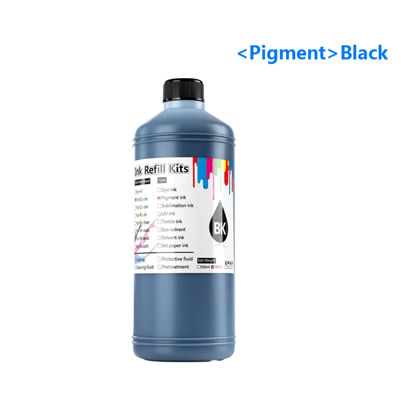 Tinta do Pigmento para Epson 1000ml Impermeável T3000 T3070 T3200 T3270 T5000 T5070 T5200 T5270 T7000 T7070 T7200 T7270 7700 9700 - Imagem 2