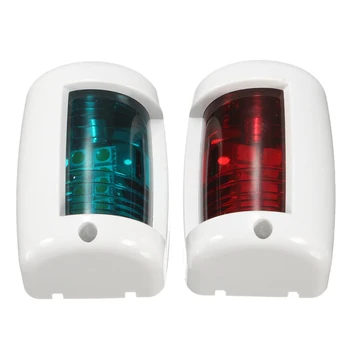 

2Pcs Marine Boat Yacht Universal Navigation Light Dc12V Marine Led Navigation Light Red and Green Boat Side Light