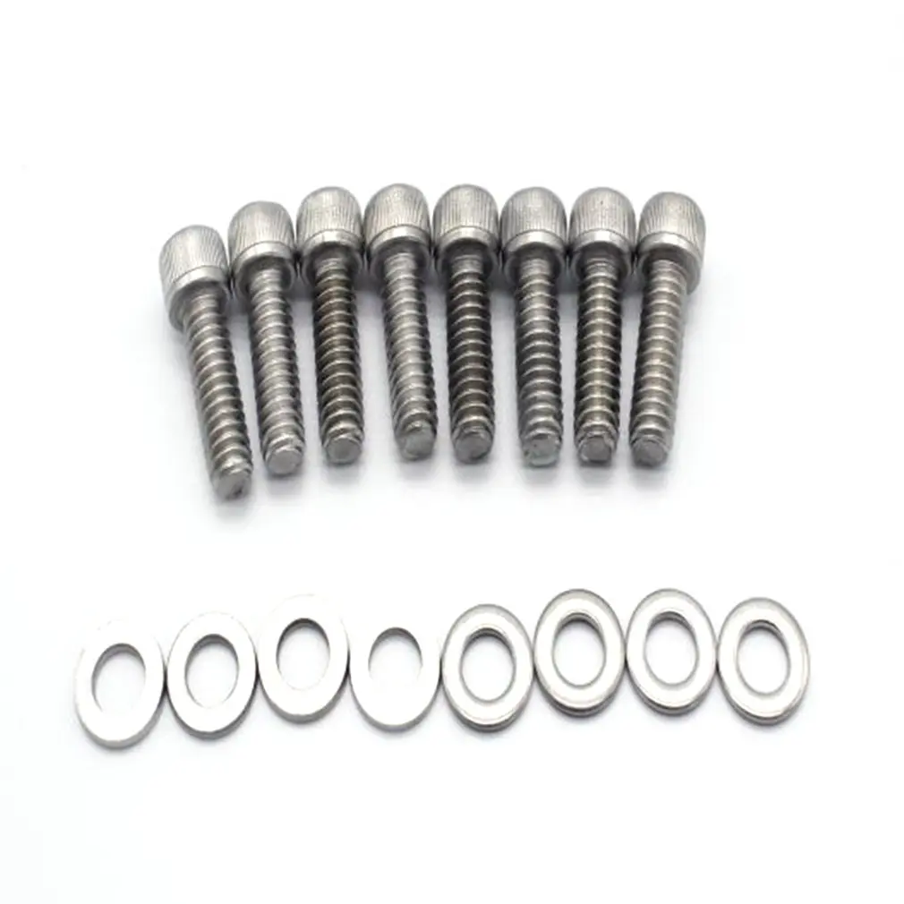SBC Valve Cover Bolts 8pcs Stainless Steel Kit Small Block For Chevy