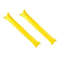 100PCS Yellow 100 шт. для болельщиков Вокальный концерт Хлопушка надувные палочки команда поддержки палкой против КТВ Бар вечерние поставки - Цвет: 100PCS Yellow