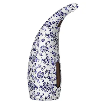 

New Creative Light Blue and White Porcelain Chinese Style Automatic Infrared Sensor Soap Dispenser
