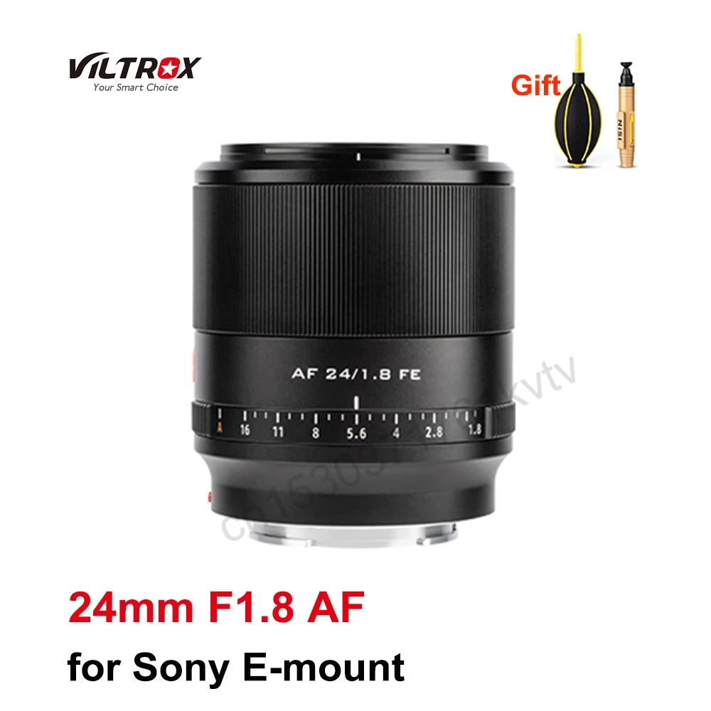 Viltrox 24Mm F1.8 Af Prime Lens Full Frame Fe Sony E Mount Per Sony Full Frame Aps-C Fotocamera A6600 A6500 A6400 A7Rev A7Riii A9 A7