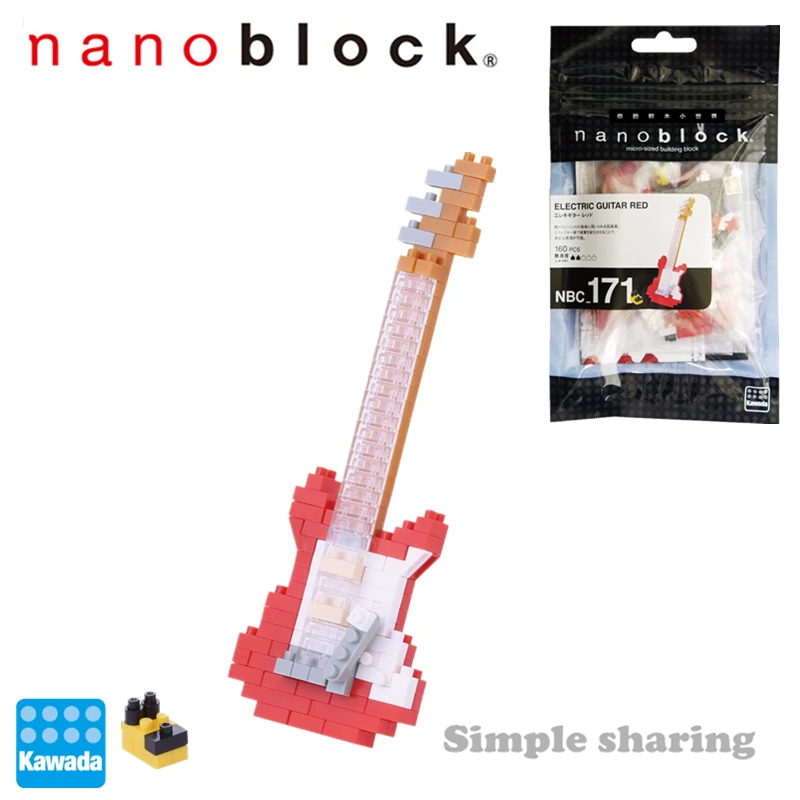 Nanoblock маленькая частица Мини Алмазный строительный блок взрослые строительные игрушки мини музыкальный инструмент серии 12 лет - Цвет: nbc-171