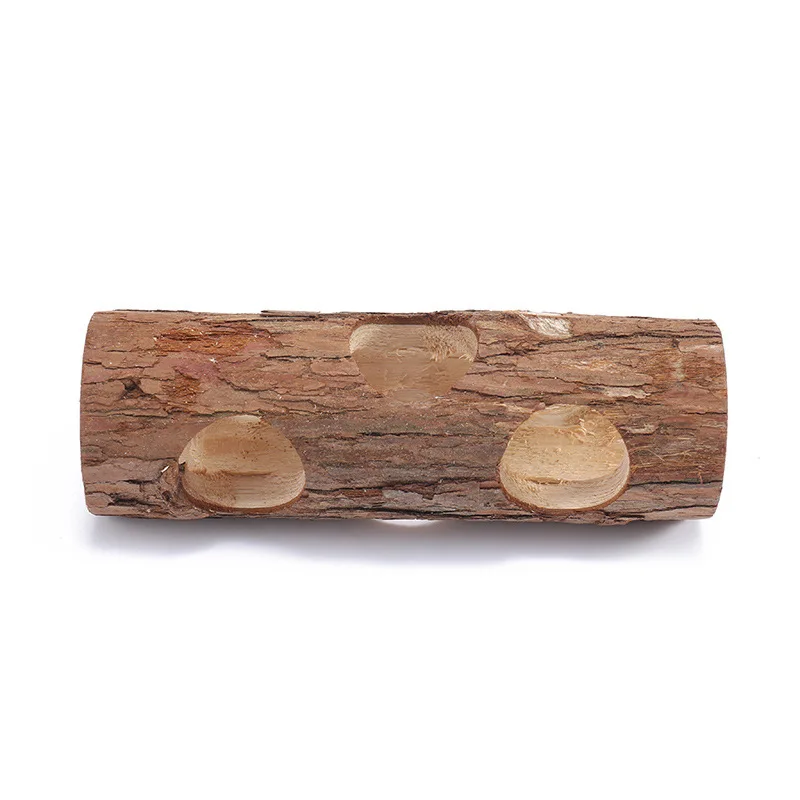 20cm wood Милый натуральные деревянные игрушки кролики аксессуары гантелями деревянная игрушка "шар" ролик жевать для свинок крыса для небольшого животного, питомца поставки - Цвет: 20cm wood