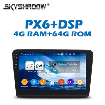 

PX6 Car DVD Player DSP Android 9.0 4GB + 64GB IPS GPS Map RDS Auto Radio wifi Bluetooth 5.0 For VW BORA 2012 2013 2014 2015