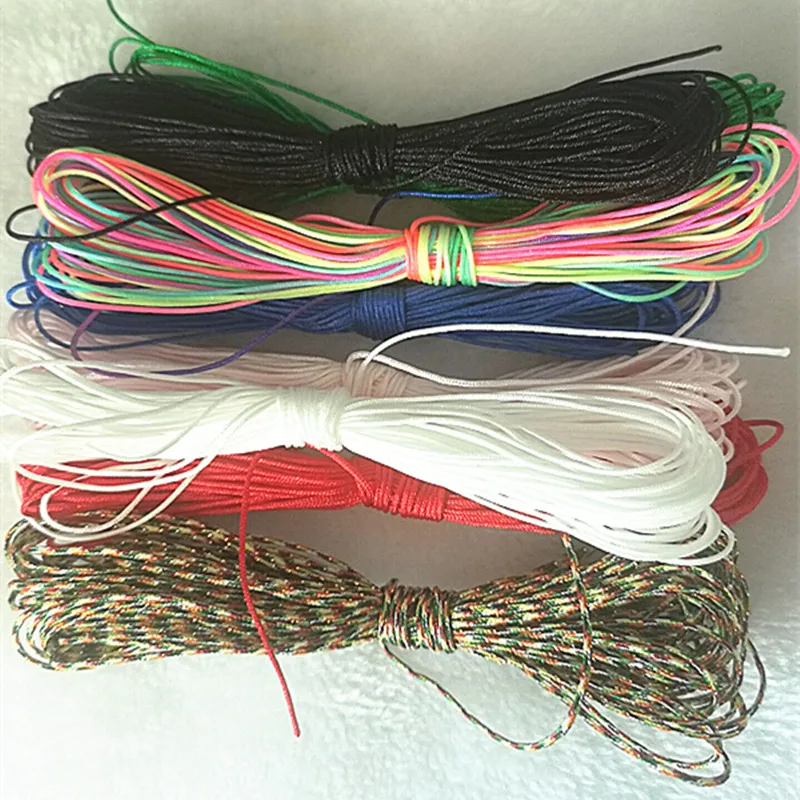 0.8mm Nylon Cord Thread 10Meters/lot Chinese Knot Macrame Cord Bracelet Braided String DIY Beading Thread nylon cord macrame cord nylon rope