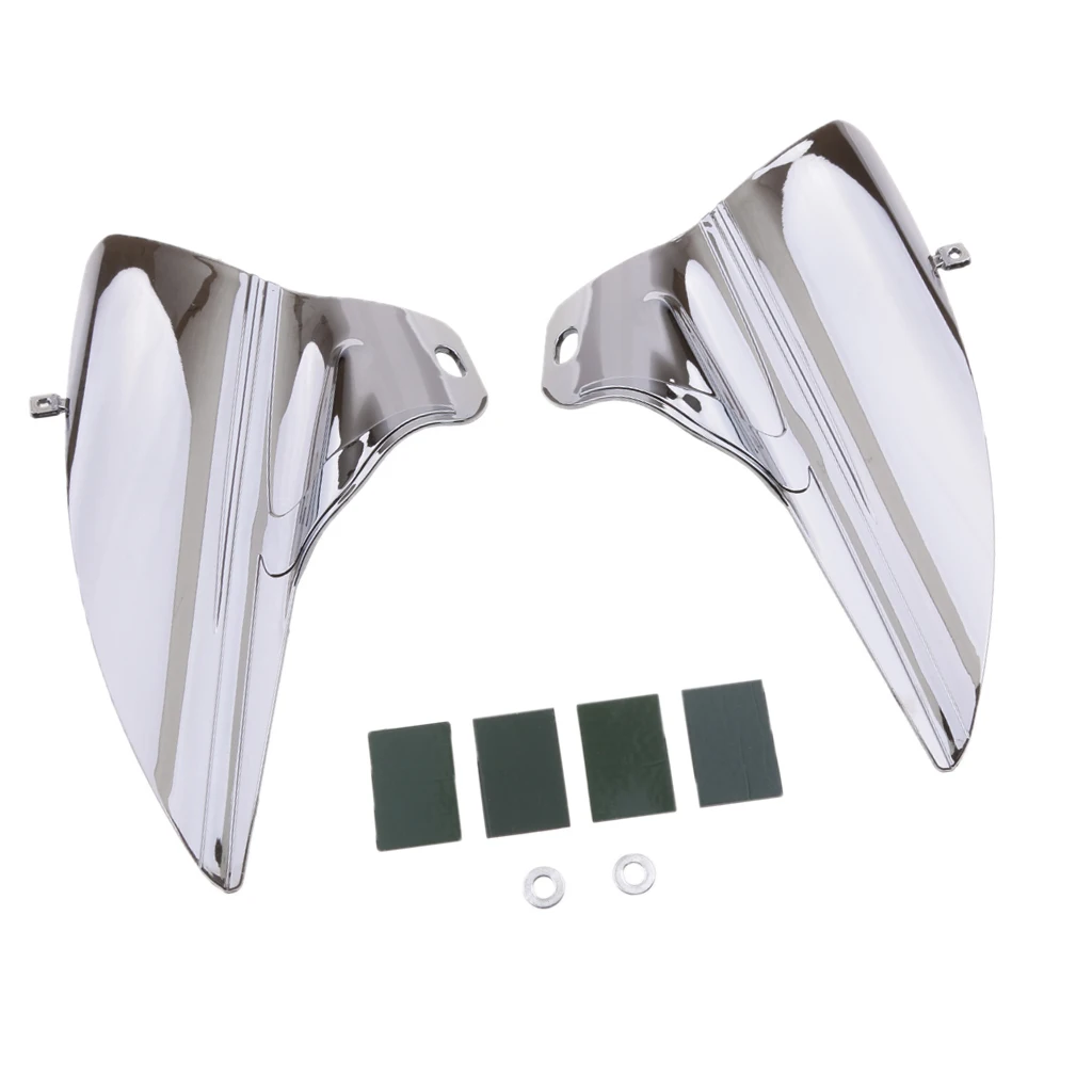Saddle Shield Heat Deflector For Harley Touring Electra Glide Trike 2009-- Chrome