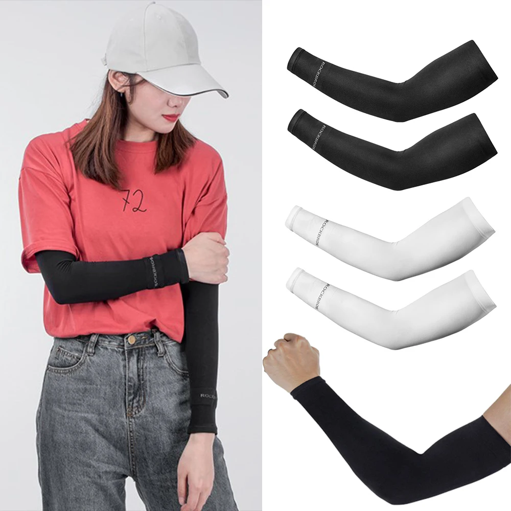 Unisex Arm guard Sleeve Warmer Women Men Sports Sleeves Sun UV Protection Hand Cover support Running Fishing Cycling Ski Drop