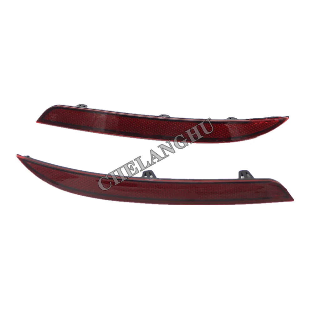 For VW Passat CC 2013 Car-styling Red Rear Bumper Reflector Tail Light Bars Brake Parking Warning