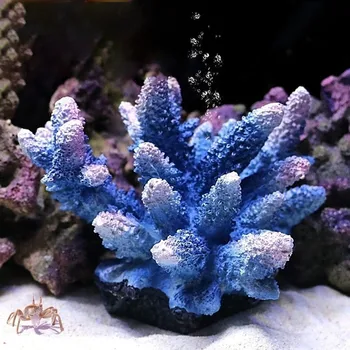 

14X12X11CM FISH TANK CORAL ORNAMENT COLORFUL SIMULATION RESIN AQUARIUM DECORATION CORAL ARTIFICIAL AQUATIC FISH TANK ORNAMENT