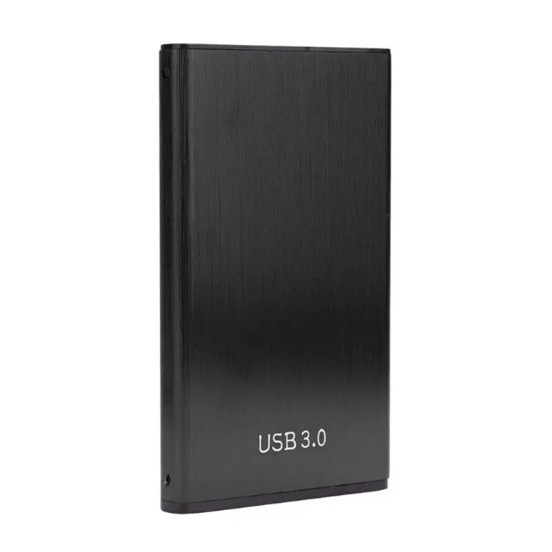 Черный 1 шт. алюминиевый 2,5 дюймовый HDD SSD чехол SATA для USB 3,0 адаптер жесткий диск коробка для PS4 - Цвет: Черный