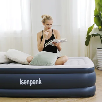 

Air Bed No Leakage Air Mattress Inflatable Bed With Rechargeable Pump for Camping Home Portable Inflatable Bed