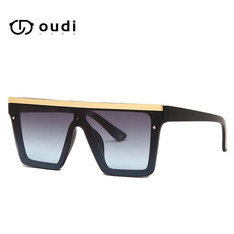 2021 Retail Wide Groovy Plastic Wholesale Sunglasses Shades Rectangle Oversize Ladies Mens
