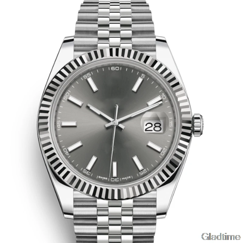 

41 Mm Automatic aaa Mechanical DARK RHODIUM JUBILEE BRACELET Men Mens Designer Wristwatches Sports Watches Man Watch