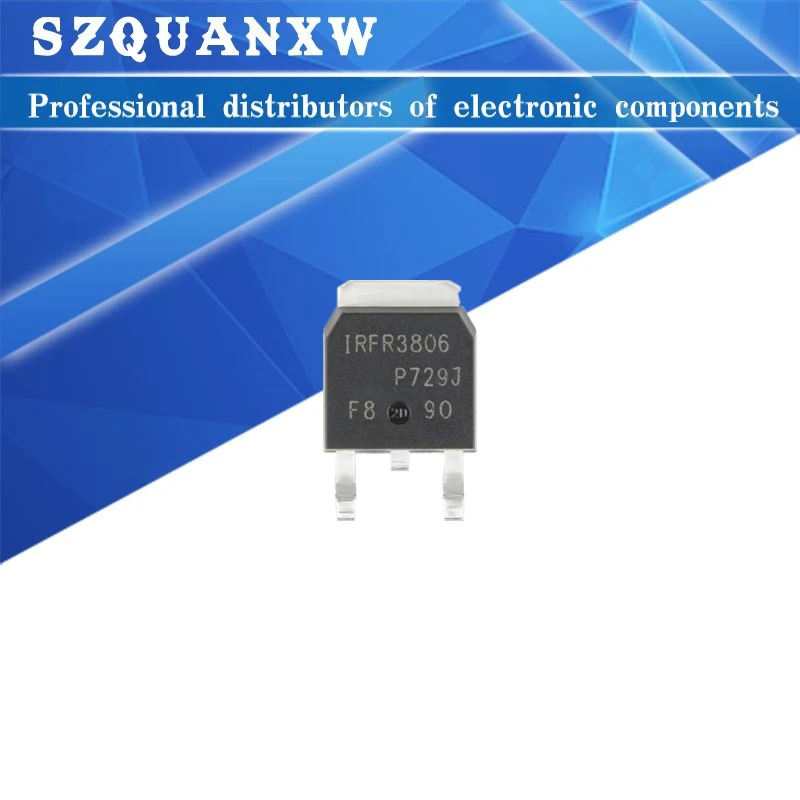 10Pcs Fr3806 Irfr3806 Irfr3806Trpbf To-252 60V 43A